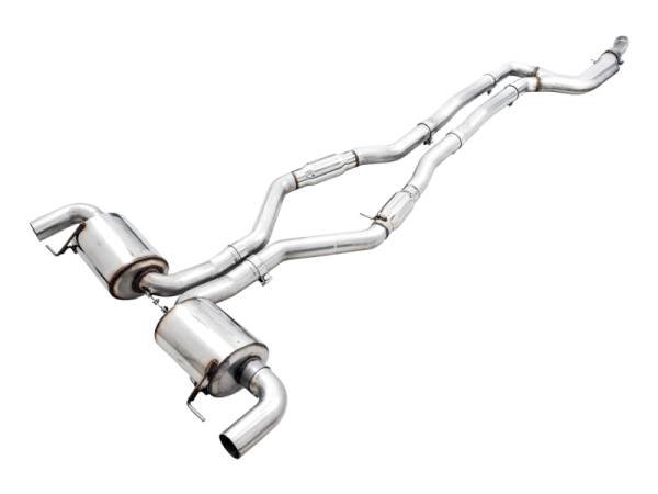 AWE Tuning - AWE Tuning 3015-11060 AWE Tuning 2019+ BMW M340i (G20) Resonated Touring Edition Exhaust (Use OE Tips)