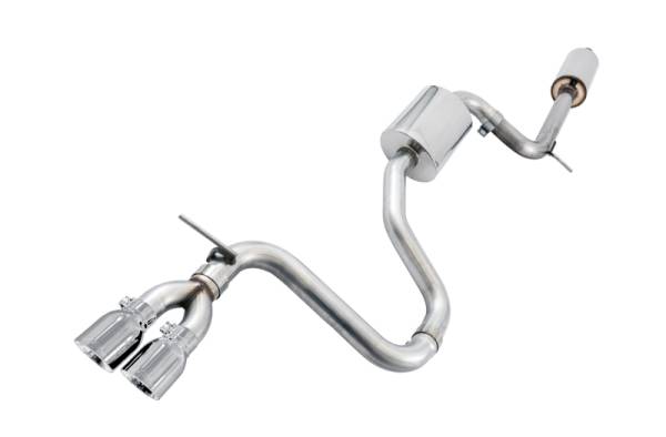 AWE Tuning - AWE Tuning 3015-22052 AWE Tuning VW MK7 Golf 1.8T Touring Edition Exhaust w/Chrome Silver Tips (90mm)