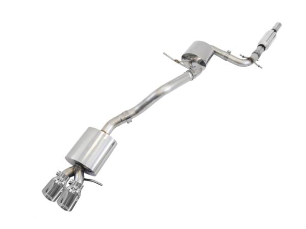 AWE Tuning - AWE Tuning 3015-22056 AWE Tuning Mk5 Jetta Mk6 Sportwagen 2.5L Touring Edition Exhaust - Polished Silver Tips