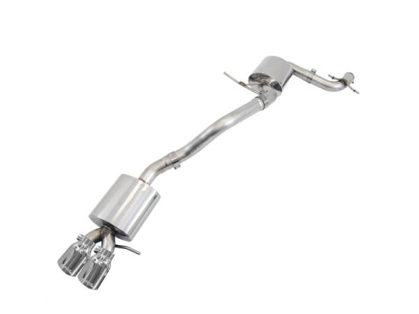 AWE Tuning - AWE Tuning 3015-22058 AWE Tuning Mk6 GLI 2.0T - Mk6 Jetta 1.8T Touring Edition Exhaust - Polished Silver Tips