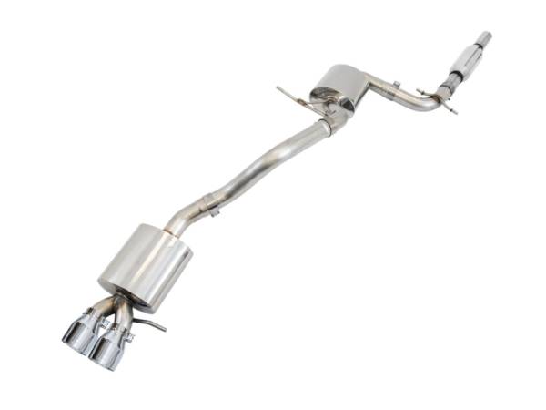 AWE Tuning - AWE Tuning 3015-22060 AWE Tuning Mk6 Jetta 2.5L Touring Edition Exhaust - Polished Silver Tips