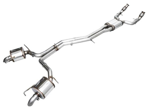 AWE Tuning - AWE Tuning 3015-31003 AWE Tuning Audi 2019-2023 C8 A6/A7 3.0T Touring Edition Cat-Back Exhaust- Turn Downs