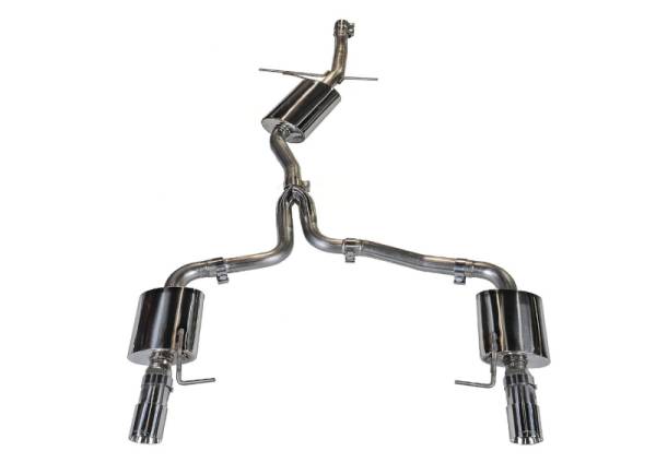 AWE Tuning - AWE Tuning 3015-32030 AWE Tuning Audi B8 A4 Touring Edition Exhaust - Dual Outlet Polished Silver Tips