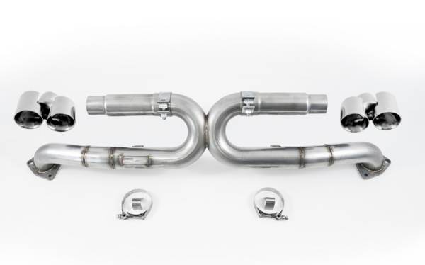 AWE Tuning - AWE Tuning 3015-32044 AWE Tuning 991 Carrera Performance Exhaust - Chrome Silver Tips