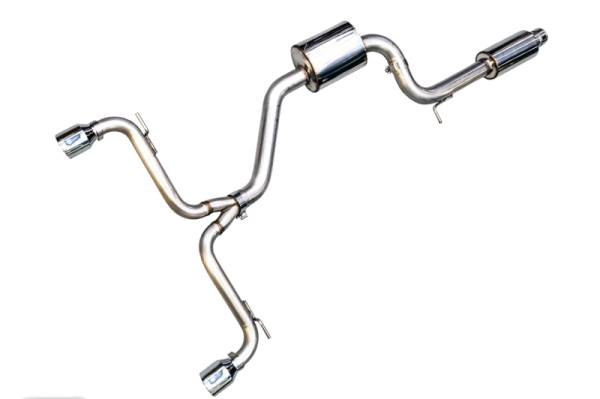 AWE Tuning - AWE Tuning 3015-32046 AWE Tuning VW MK7 GTI Touring Edition Exhaust - Chrome Silver Tips