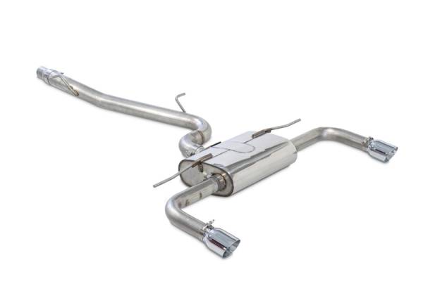 AWE Tuning - AWE Tuning 3015-32056 AWE Tuning Audi 8V A3 Touring Edition Exhaust - Dual Outlet Chrome Silver 90 mm Tips