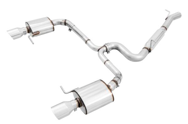 AWE Tuning - AWE Tuning 3015-32098 AWE Tuning VW MK7 Golf Alltrack/Sportwagen 4Motion Touring Edition Exhaust - Polished Silver Tips