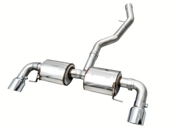 AWE Tuning - AWE Tuning 3015-32429 AWE Tuning 19-23 BMW 330i / 21-23 BMW 430i Base G2X Touring Axle-Back Exhaust - Chrome Silver
