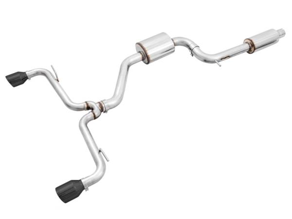 AWE Tuning - AWE Tuning 3015-33050 AWE Tuning VW MK7 GTI Touring Edition Exhaust - Diamond Black Tips