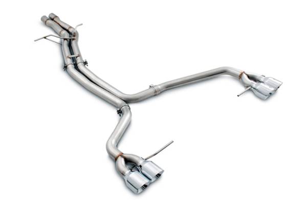 AWE Tuning - AWE Tuning 3015-42068 AWE Tuning Porsche Macan Touring Edition Exhaust System - Chrome Silver 102mm Tips