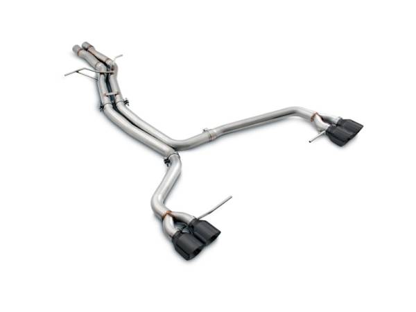 AWE Tuning - AWE Tuning 3015-43072 AWE Tuning Porsche Macan Touring Edition Exhaust System - Diamond Black 102mm Tips