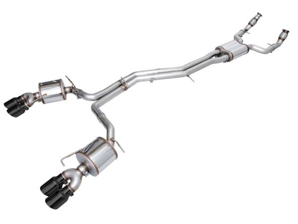 AWE Tuning - AWE Tuning 3015-43107 AWE Tuning 19-23 Audi C8 S6/S7 2.9T V6 AWD Touring Edition Exhaust - Diamond Black Tips
