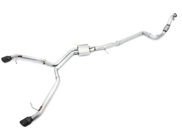 AWE Tuning - AWE Tuning 3020-33034 AWE Tuning Audi B9 A5 Track Edition Exhaust Dual Outlet - Diamond Black Tips (Includes DP)
