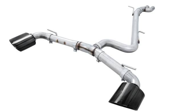 AWE Tuning - AWE Tuning 3020-33064 AWE Tuning 17-19 Audi RS3 8V Track Edition Exhaust - Diamond Black Tips RS-Style Tips