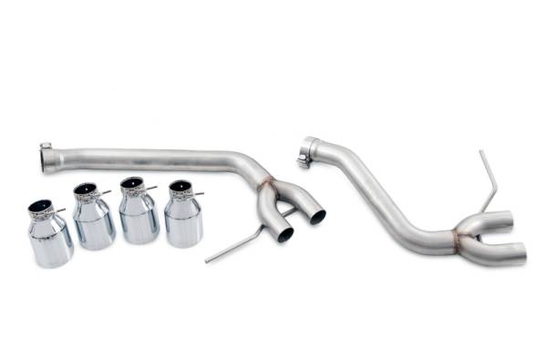 AWE Tuning - AWE Tuning 3020-42040 AWE Tuning Porsche Macan Track Edition Exhaust System - Chrome Silver 102mm Tips