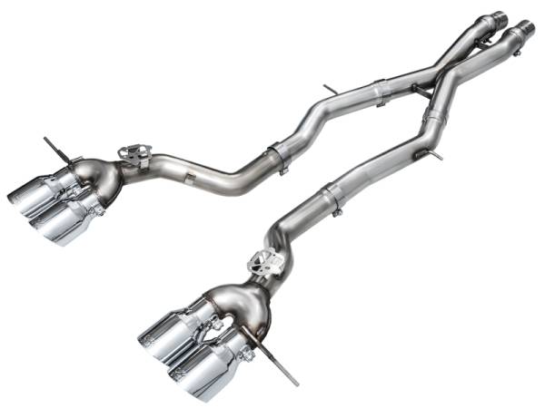 AWE Tuning - AWE Tuning 3020-42487 AWE Tuning 23-24 BMW G87 M2 Track Edition Exhaust - Chrome Silver Tips