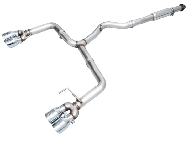AWE Tuning - AWE Tuning 3020-42979 AWE Tuning 2022+ VB Subaru WRX Track Edition Exhaust - Chrome Silver Tips
