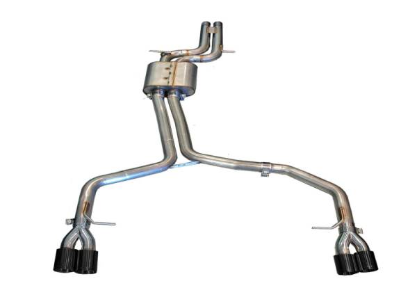 AWE Tuning - AWE Tuning 3020-43014 AWE Tuning Audi B8 S5 4.2L Track Edition Exhaust System - Diamond Black Tips