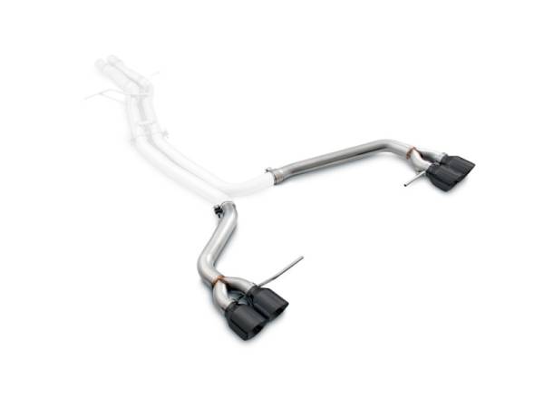 AWE Tuning - AWE Tuning 3020-43040 AWE Tuning Porsche Macan Track Edition Exhaust System - Diamond Black 102mm Tips
