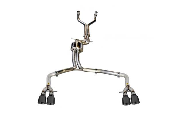 AWE Tuning - AWE Tuning 3020-43050 AWE Tuning Audi C7 / C7.5 S6 4.0T Track Edition Exhaust - Diamond Black Tips
