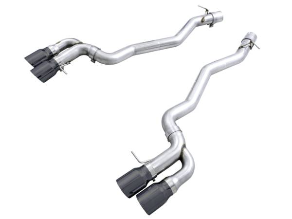 AWE Tuning - AWE Tuning 3020-43077 AWE Tuning 18-19 BMW F90 M5 Track Edition Axle-Back Exhaust- Black Diamond Tips