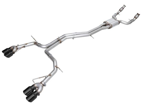 AWE Tuning - AWE Tuning 3020-43109 AWE Tuning 19-23 Audi C8 S6/S7 2.9T V6 AWD Track Edition Exhaust - Diamond Black Tips