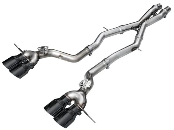 AWE Tuning - AWE Tuning 3020-43487 AWE Tuning 23-24 BMW G87 M2 Track Edition Exhaust - Diamond Black Tips