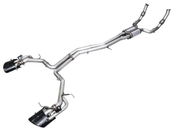 AWE Tuning - AWE Tuning 3025-33776 AWE Tuning 21-23 Audi C8 RS6/RS7 SwitchPath Cat-Back Exhaust - Diamond Black Tips