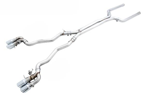 AWE Tuning - AWE Tuning 3025-42062 AWE Tuning 18-19 BMW M5 (F90) 4.4T AWD SwitchPath Cat-Back Exhaust - Chrome Silver Tips