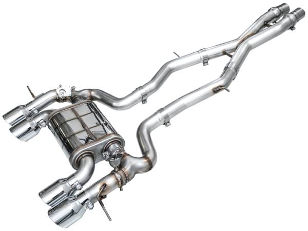 AWE Tuning - AWE Tuning 3025-42487 AWE Tuning 23-24 BMW G87 M2 SwitchPath Edition Exhaust - Chrome Silver Tips