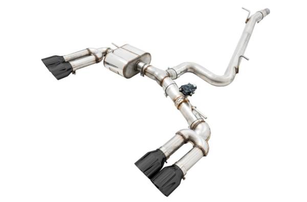 AWE Tuning - AWE Tuning 3025-43072 AWE Tuning Audi 8V S3 SwitchPath Exhaust w/Diamond Black Tips 102mm