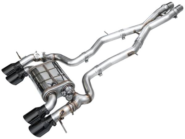 AWE Tuning - AWE Tuning 3025-43487 AWE Tuning 23-24 BMW G87 M2 SwitchPath Edition Exhaust - Diamond Black Tips