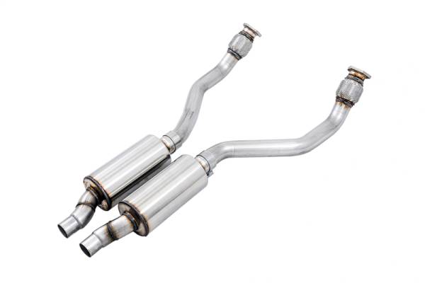 AWE Tuning - AWE Tuning 3215-11042 AWE Tuning Audi 8R 3.2L Resonated Downpipes for Q5