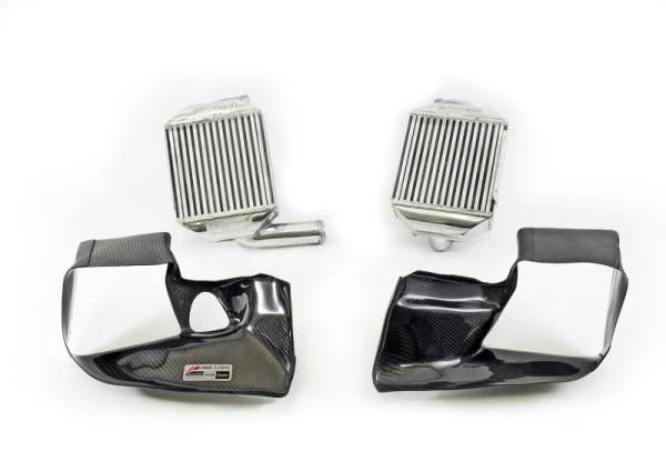 AWE Tuning - AWE Tuning 4510-11040 AWE Tuning Audi 2.7T Performance Intercooler Kit - w/Carbon Fiber Shrouds