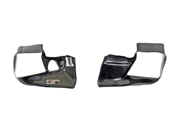 AWE Tuning - AWE Tuning 4510-11042 AWE Tuning Audi 2.7T Intercooler Carbon Fiber Shrouds - Shrouds Only Set of Two
