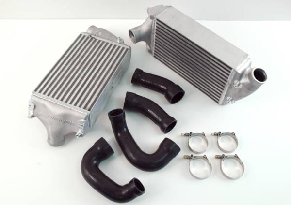 AWE Tuning - AWE Tuning 4510-11046 AWE Tuning 997TT/GT2 Performance Intercoolers - Black Hoses