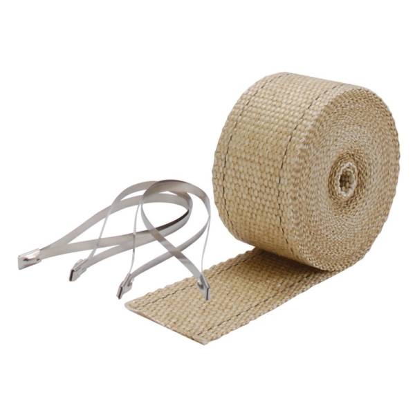 DEI - DEI 10122 DEI Exhaust Wrap Kit - Pipe Wrap and Locking Tie - Tan