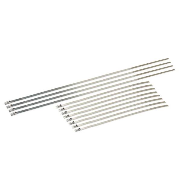 DEI - DEI 10205 DEI Stainless Steel Locking Tie Eight 8in and Four 14in per pack