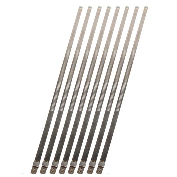 DEI - DEI 10208 DEI Stainless Steel Positive Locking Tie 1/4in (7mm) x 9in - 8 per pack