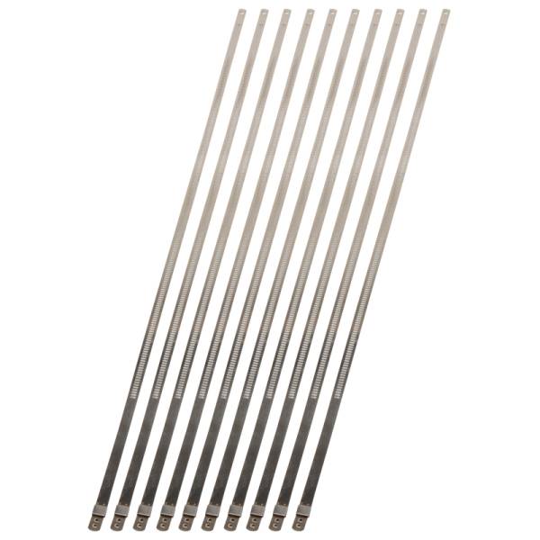 DEI - DEI 10210 DEI Stainless Steel Positive Locking Tie 1/4in (7mm) x 20in - 10 per pack