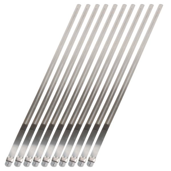DEI - DEI 10213 DEI Stainless Steel Positive Locking Tie 1/2in (12mm) x 20in - 10 per pack