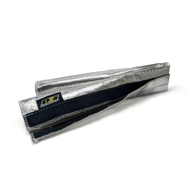 DEI - DEI 10487 DEI Heat Shroud 2-1/2in x 3ft - Aluminized Sleeving-Hook and Loop Edge