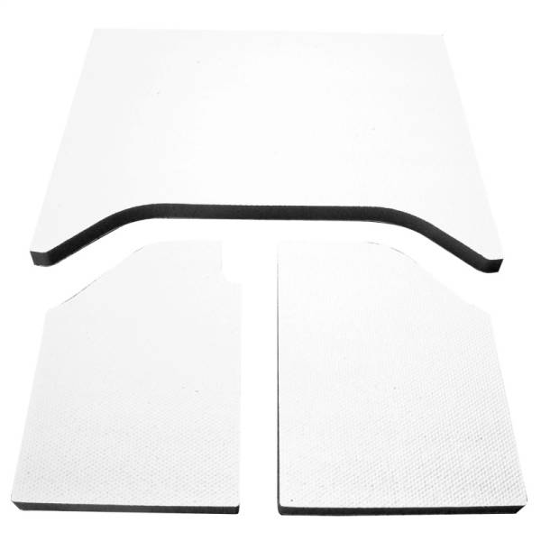 DEI - DEI 50136 DEI 07-10 Jeep Wrangler JK 2-Door Boom Mat Headliner - 3 Piece - White