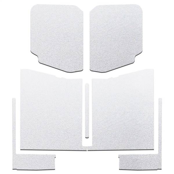 DEI - DEI 50185 DEI 20-22 Jeep Gladiator JT 4-Door Boom Mat Complete Headliner Kit - 7 Piece - White