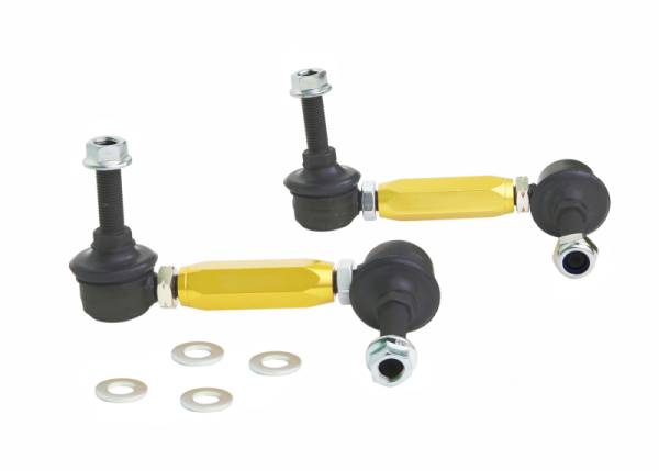 Whiteline - Whiteline KLC140-115 Whiteline Universal Swaybar Link Kit-Heavy Duty Adj Steel Ball w/ 10mm Ball Stud