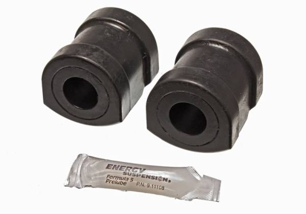 Energy Suspension - Energy Suspension 12.5103G Energy Suspension 92-99 BMW 318I/325i/328I Black 24mm Front Sway Bar Frame Bushings - Fits 1989-2002 BMW Z3, 535i, 540i