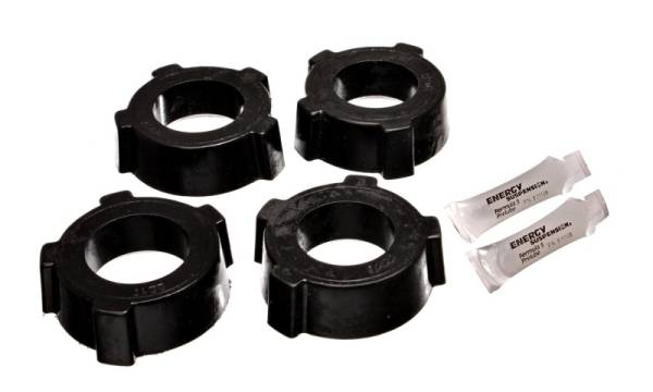 Energy Suspension - Energy Suspension 15.2108G Energy Suspension 53-68 VW (Air Cooled) Swing Axle Suspension Black Rear Spring Plate Bushing Set - Fits 1954-1968 Volkswagen Beetle