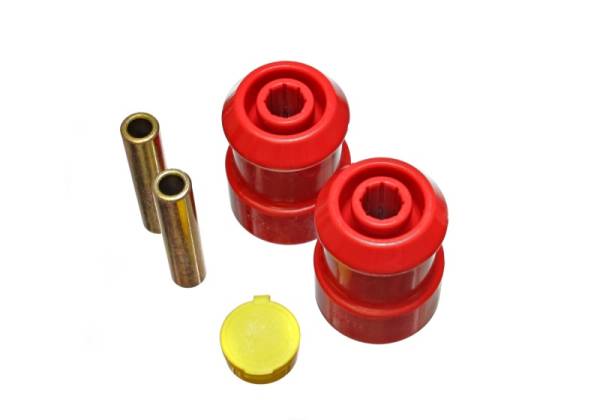 Energy Suspension - Energy Suspension 15.3119R Energy Suspension 93-99 VW Cabrio/Golf III/GTI/Jetta III Red Rear End Axle Beam Bushing Set - Fits 1992-2002 Volkswagen Cabrio, Jetta, Corrado