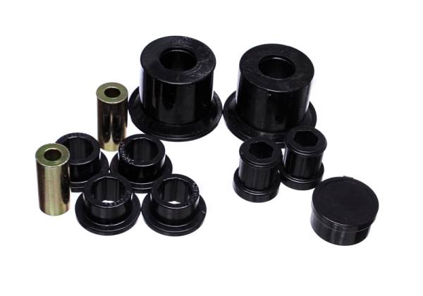 Energy Suspension - Energy Suspension 15.3120G Energy Suspension 05-14 VW Jetta (Base) / 06-09 VW GTI Front Control Arm Bushing Set - Black - Fits 2005-2014 Volkswagen Jetta