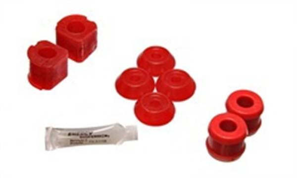 Energy Suspension - Energy Suspension 15.5101R Energy Suspension VW 17Mm Front Sway Bar Set - Red - Fits 1985-1999 Volkswagen Jetta, Golf